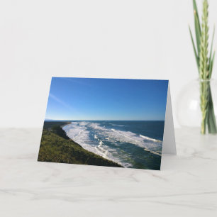 Tarjeta Vista desde el faro North Head, Washington