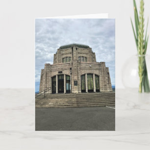Tarjeta Vista House, desfiladero del río Columbia, Oregón