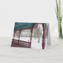 Vista Porch en un día de nieve - Viñetería de Mart