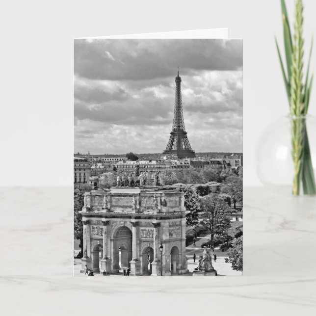 Tarjeta Vista real en París (Anverso)