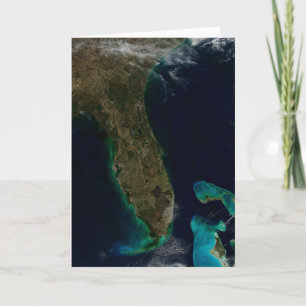 Tarjeta Vista Satelital De Florida.