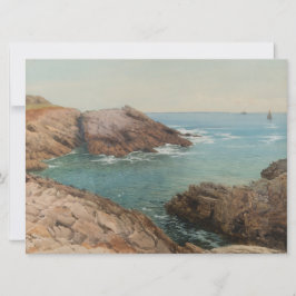 Tarjeta Vistas al mar (paisaje costero) (mar)