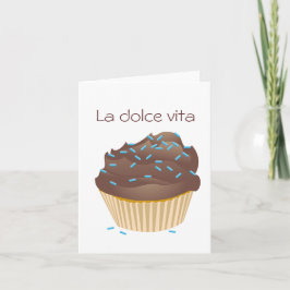 Tarjeta Vita del dolce del La - la vida dulce