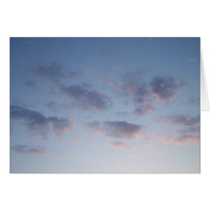 Tarjeta viva de las nubes