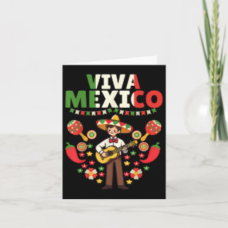 Tarjeta Viva la celebración del Cinco de Mayo en México