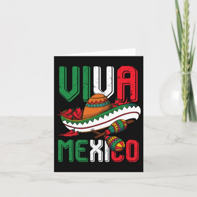 Tarjeta Viva México cinco de mayo (Anverso)