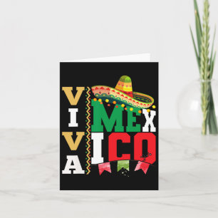 Tarjeta Viva México por el Día de la Independencia de Méxi