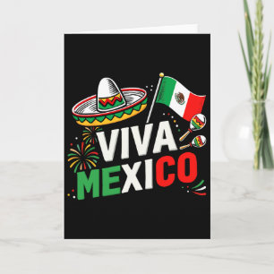 Tarjeta Viva México por el Día de la Independencia de Méxi