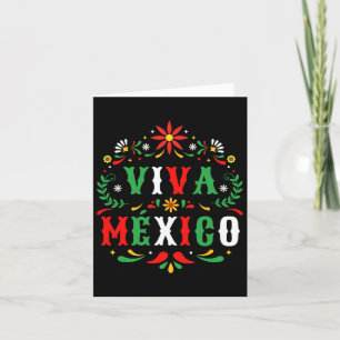 Tarjeta Viva México Por El Día De La Independencia Mexican