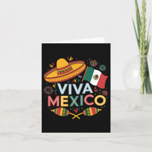 Tarjeta Viva México Por El Día De La Independencia Mexican