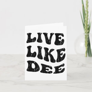 Tarjeta Vive como Dee, Conciencia sobre el Cáncer, Apoyo a