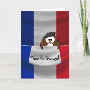 Tarjeta ¡Vive la Francia!