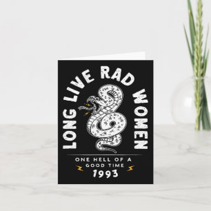 Tarjeta Vive Rad Women Un Infierno De Los Buenos Tiempos 1