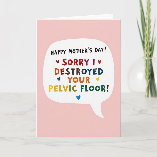Tarjeta Vivid Mothers Day Message Card (Anverso)