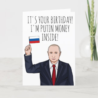 Tarjeta VLADIMIR PUTIN: Es tu cumpleaños