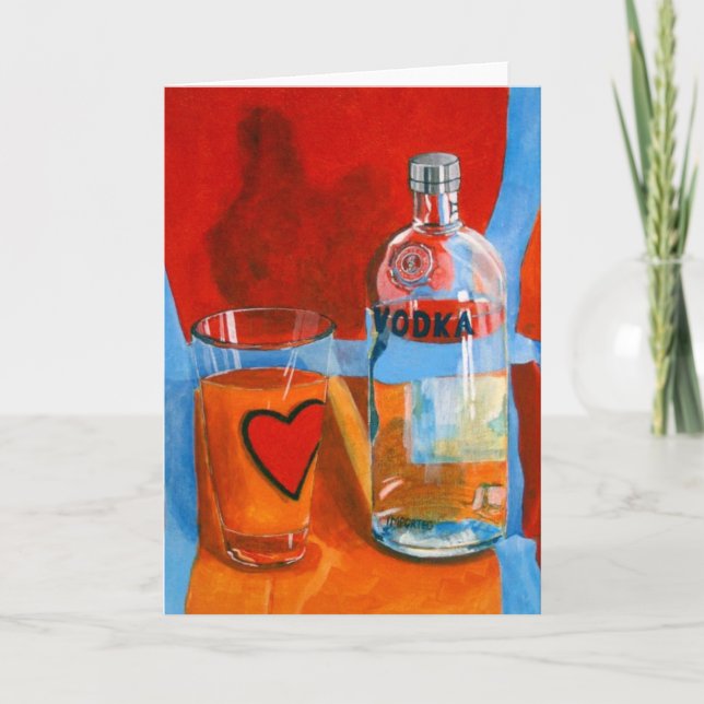 Tarjeta Vodka O (detalle) (Anverso)