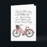 Tarjeta vol25 la vida es como andar en bicicleta<br><div class="desc">vol25 obra de arte única titulada "la vida es como andar en bicicleta"</div>