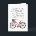 Tarjeta vol25 la vida es como andar en bicicleta<br><div class="desc">vol25 obra de arte única titulada "la vida es como andar en bicicleta"</div>