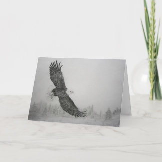 Tarjeta voladora de águila