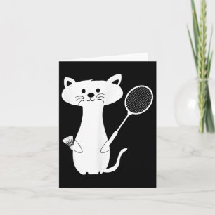 Tarjeta Volante de bádminton Cat Cat para hombres mujeres