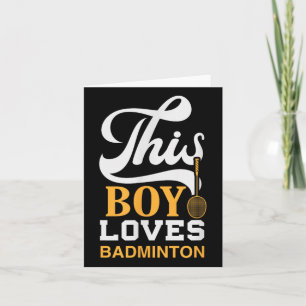 Tarjeta Volante de bádminton Raqueta Jugador de bádminton