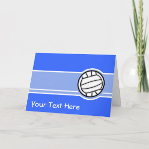 Tarjeta Voleibol; Azul
