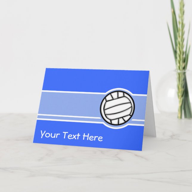 Tarjeta Voleibol, azul (Anverso)
