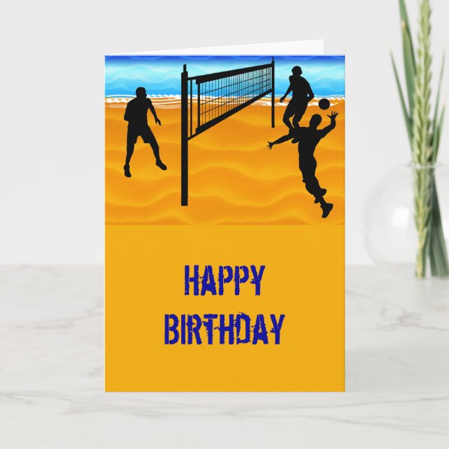 Tarjeta Voleibol de playa (Anverso)