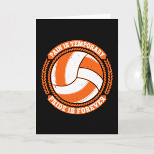 Tarjeta Voleibol - Dolor Orgullo Temporal para siempre