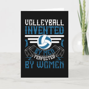 Tarjeta Voleibol -Inventado Por Hombres Perfeccionado Por
