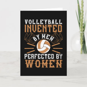 Tarjeta Voleibol - Inventado Por Hombres Perfectados Por M