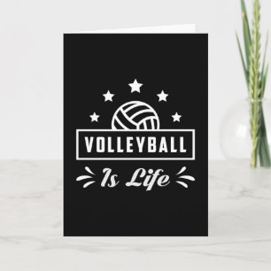 Tarjeta Voleibol: Jugador De Voleibol De Playa