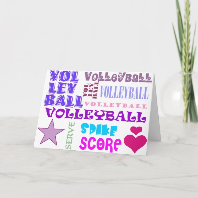 Tarjeta Voleibol repetido (Anverso)