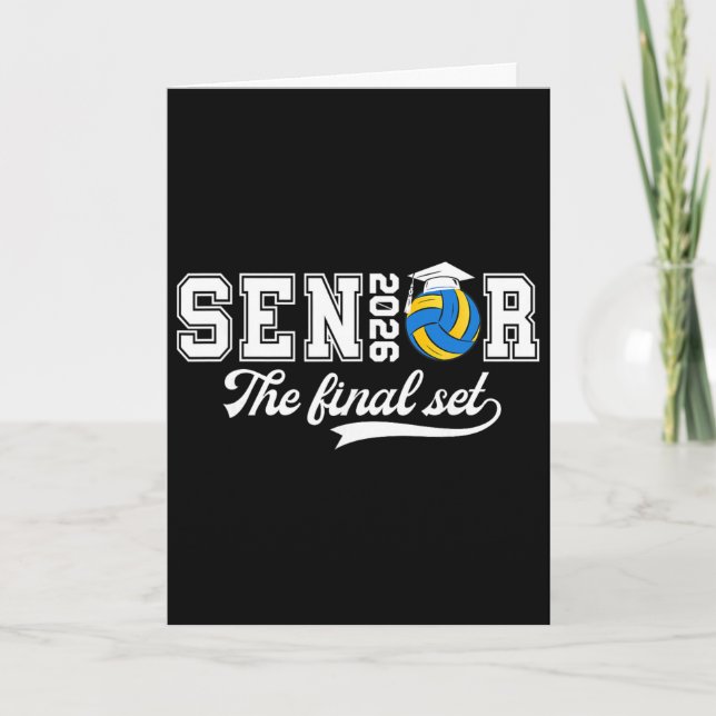 Tarjeta Voleibol Senior 2026 Conjunto Final Voleibol Senio (Anverso)
