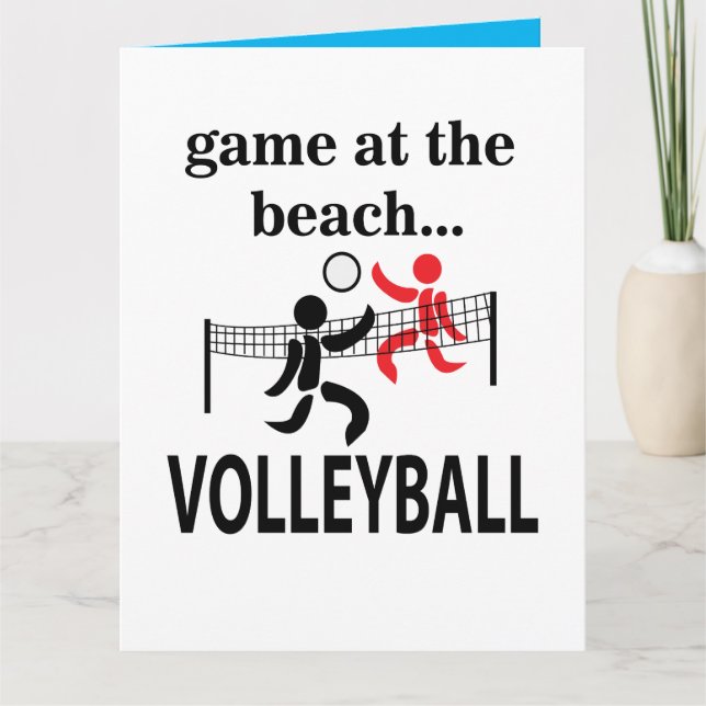 Tarjeta Voleibol Voleibol de playa (Anverso)