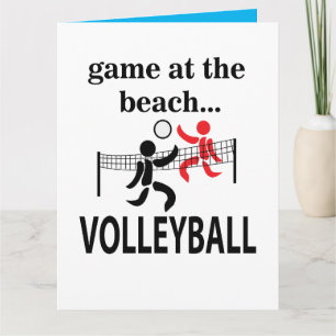 Tarjeta Voleibol Voleibol de playa