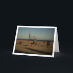 Tarjeta Vollyball at Playa de la Malvarrosa de Valencia<br><div class="desc">Vollyball at Playa de la Malvarrosa de Valencia Greeting Card. You can easily customize this product for free if you would like to add wording or change the color of the background.</div>