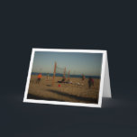 Tarjeta Vollyball at Playa de la Malvarrosa de Valencia<br><div class="desc">Vollyball at Playa de la Malvarrosa de Valencia Greeting Card. You can easily customize this product for free if you would like to add wording or change the color of the background.</div>