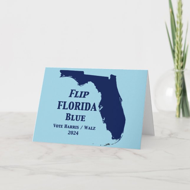 Tarjeta Voltear Florida Blue en 2024 (Anverso)
