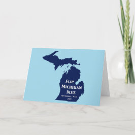 Tarjeta Voltear Michigan Blue en 2024