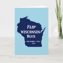 Tarjeta Voltear Wisconsin Blue en 2024
