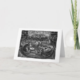 Tarjeta "Voluntad a todos" - Gerry O'Neill