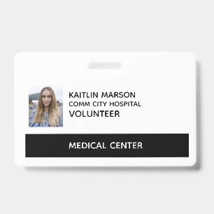 Tarjeta voluntaria de identificación del hospital
