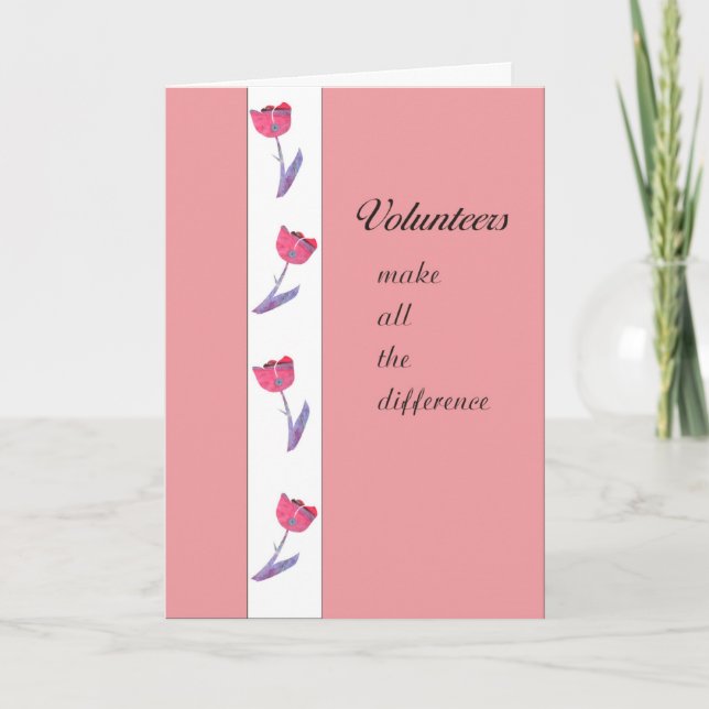 Tarjeta voluntaria del aprecio (Anverso)