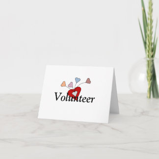 Tarjeta Voluntario - Estamos tan contentos de que seas nue