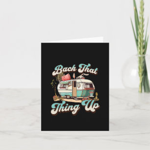 Tarjeta Volver A Esa Cosa - Funny Camper Trailer Vacation