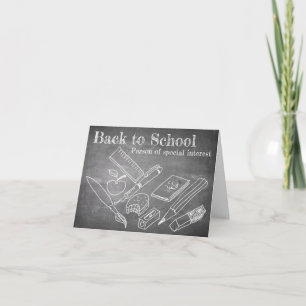 Tarjeta Volver a la escuela