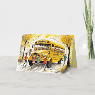 Tarjeta Volver a la escuela