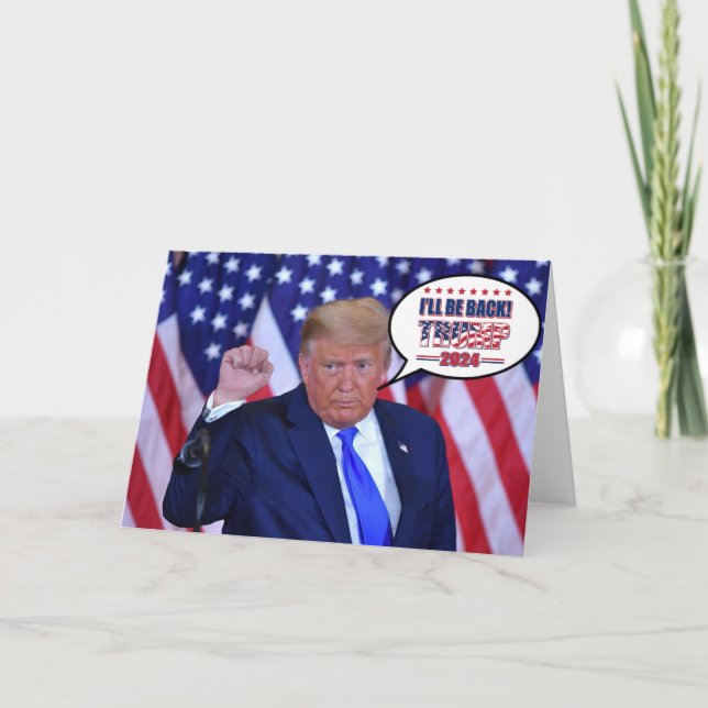 Tarjeta Volveré - Trump 2024 (Anverso)
