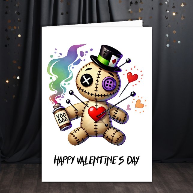Tarjeta Voodoo Doll Día de San Valentín (Subido por el creador)